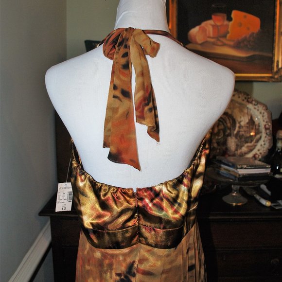 NWT Dress Barn Fabulous Silk Sundress - Picture 4 of 6